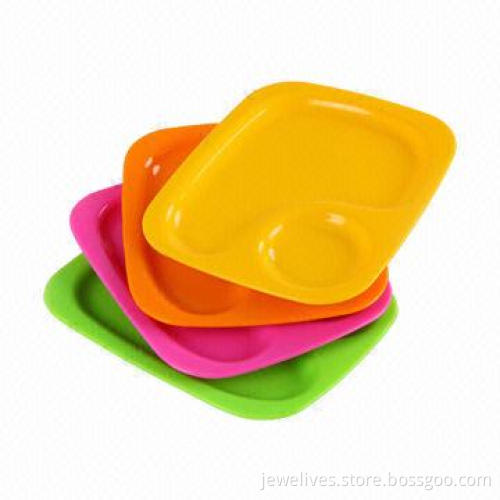 100% food grade silicone sushi plates with various colors